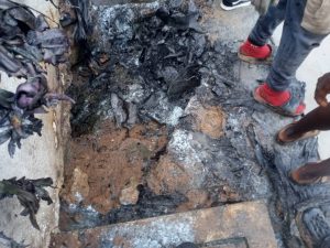 BREAKING: Helicopter crashes in Ikeja, two rescued (+Photos)