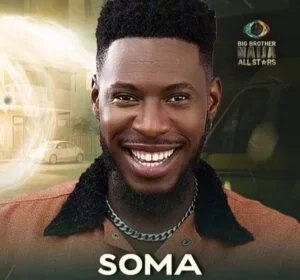 BBNaija: Soma becomes head of house for Week 5