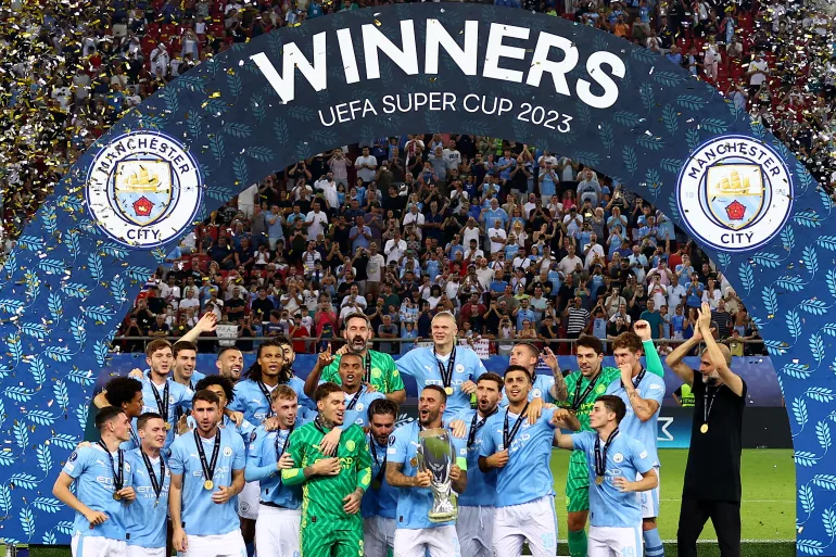 Man-City beat Sevilla after penalty shootout to win first Super Cup