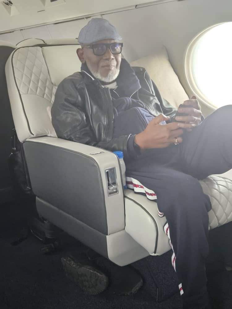 Ondo State governor, Akeredolu, returns to Nigeria