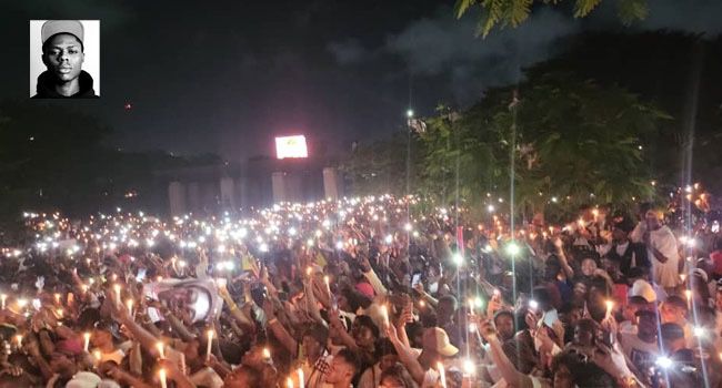 Mohbad: Davido, Zlatan, Falz, others attend candlelight procession