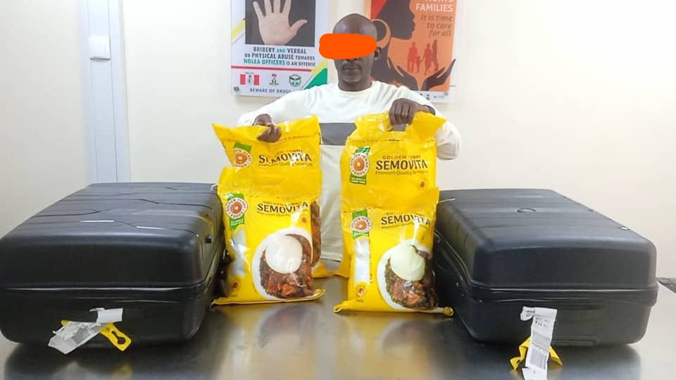 NDLEA intercepts ephedrine, skunk, laughing gas at airport