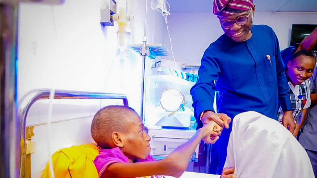 Sanwo-Olu speaks on death of boy with missing intestine