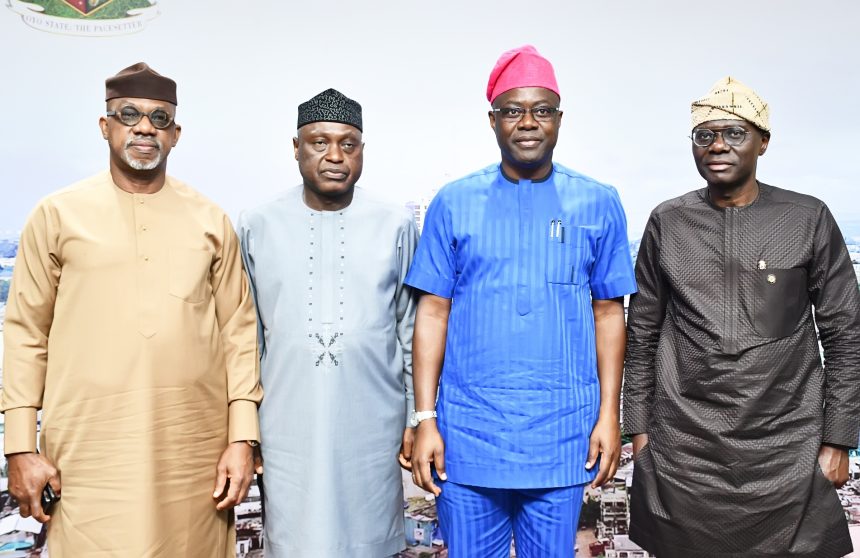South-West governors meet in Ibadan, visit Akeredolu