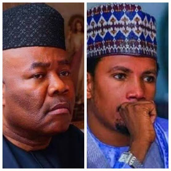 Akpabio to Abbo: I have no hand in your sack from the Senate