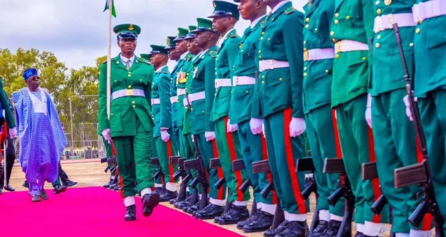 Tinubu reviews change of Guards