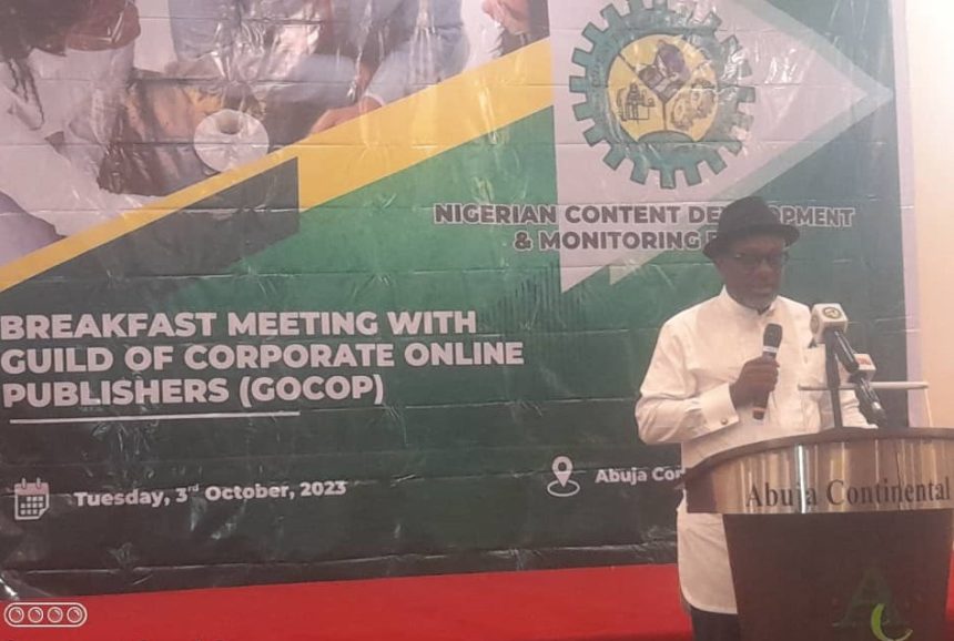 Why indigenous oil operators should comply with Nigerian Content Act -NCDMB