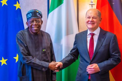 Tinubu meets German Chancellor Scholz, negotiates on investment