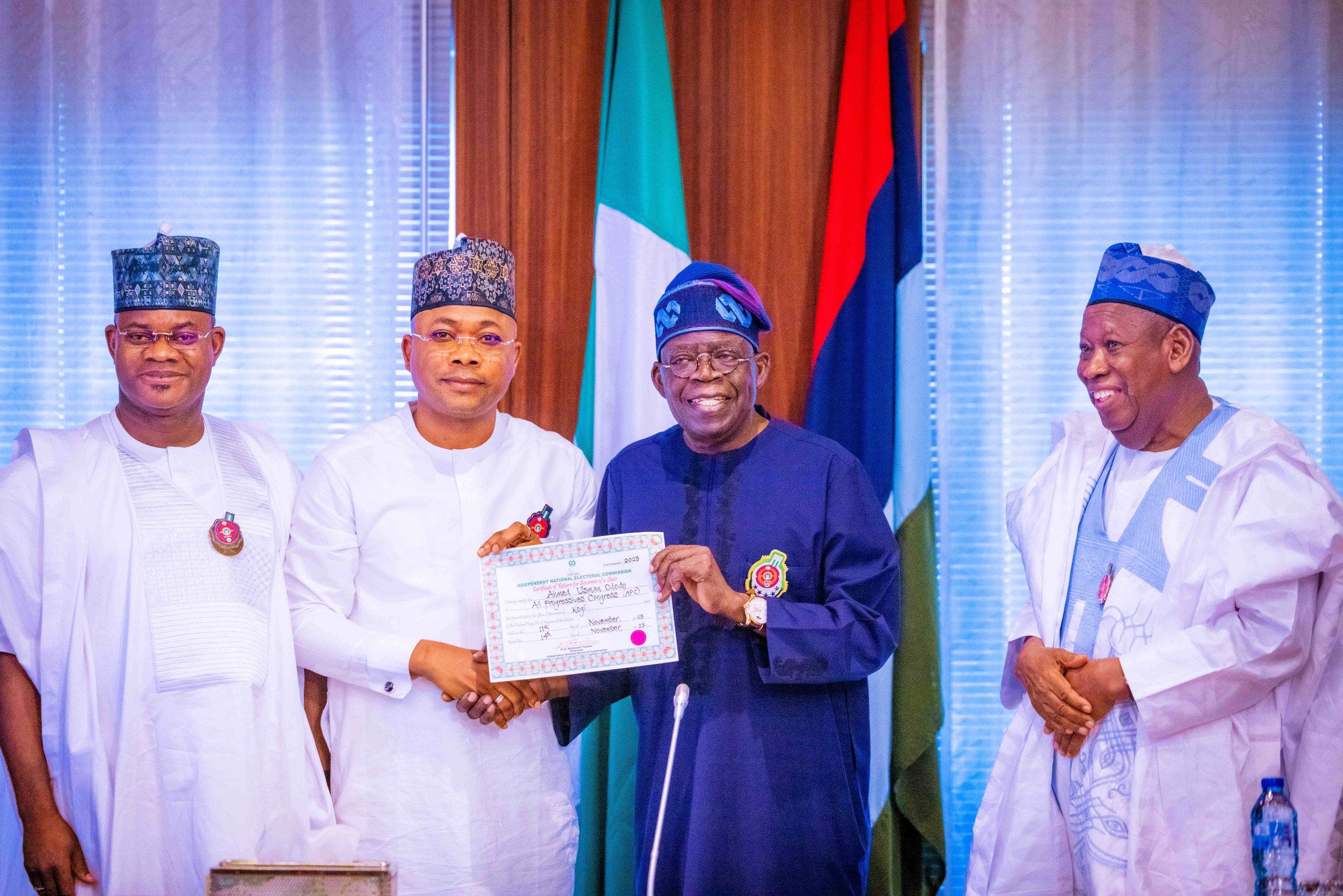 Tinubu receives Ododo, Uzodimma, speaks on good governance