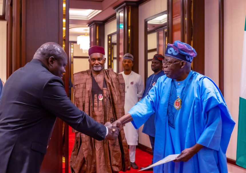 Tinubu receives ambassadors, charges them on investment