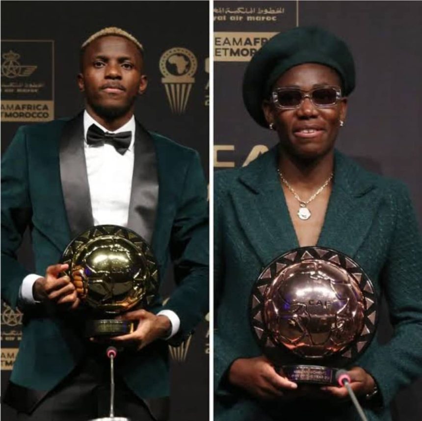 CAF: Tinubu hails Osimhen, Oshoala, Nnadozie on awards