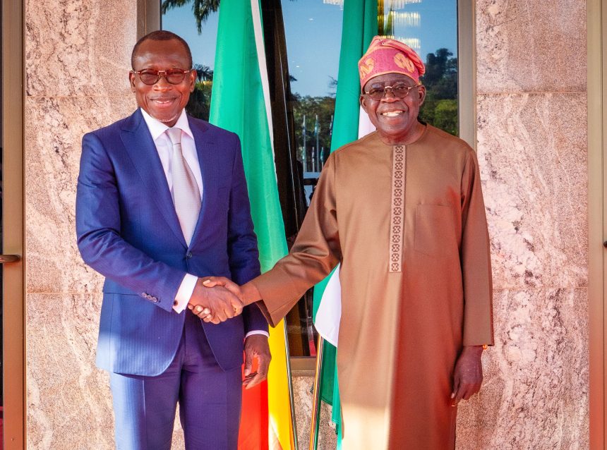 Tinubu receives Talon, speaks on cooperation in W'Africa