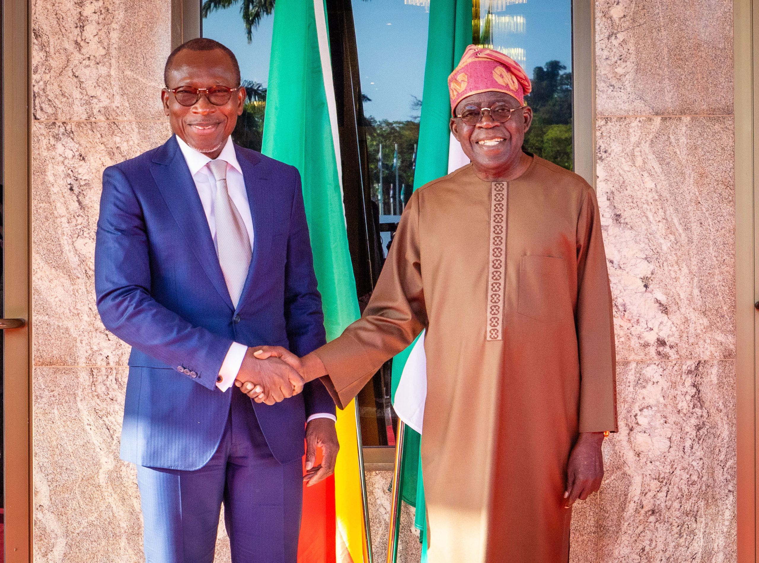 Tinubu receives Talon, speaks on cooperation in W'Africa