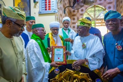 Tinubu in Lagos for Christmas, assures of fairness to all