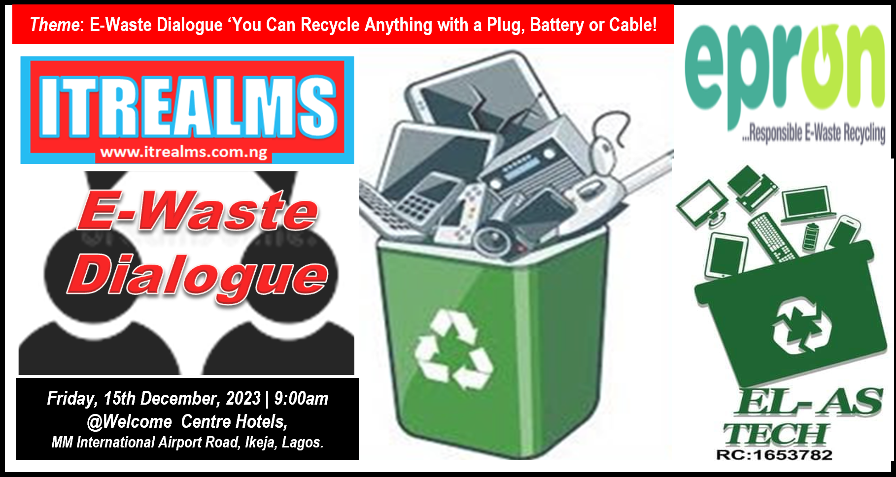 ITREALMS: Maida calls for conscious measures to reduce waste