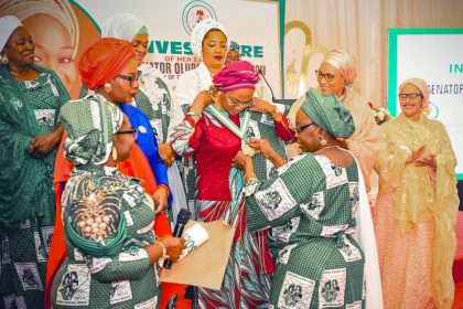 NCWS: Oluremi Tinubu decorated grand patron, assures of support