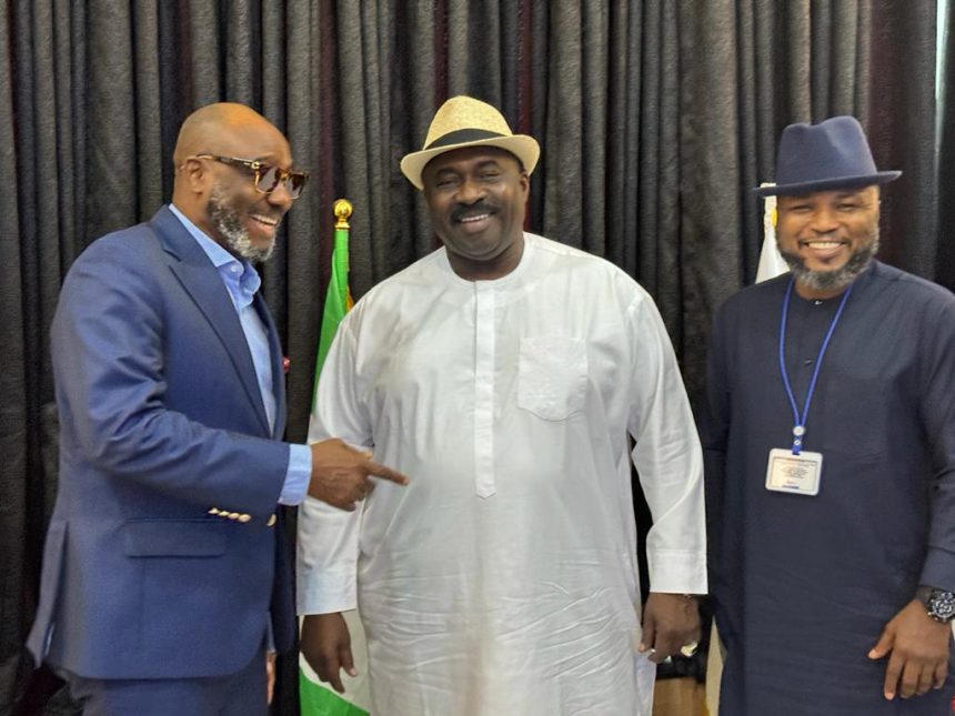 PHOTO NEWS: Egua resumes work as NCAA’s Director of Special Duties