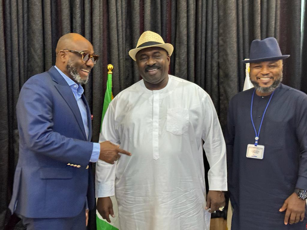 PHOTO NEWS: Egua resumes work as NCAA’s Director of Special Duties
