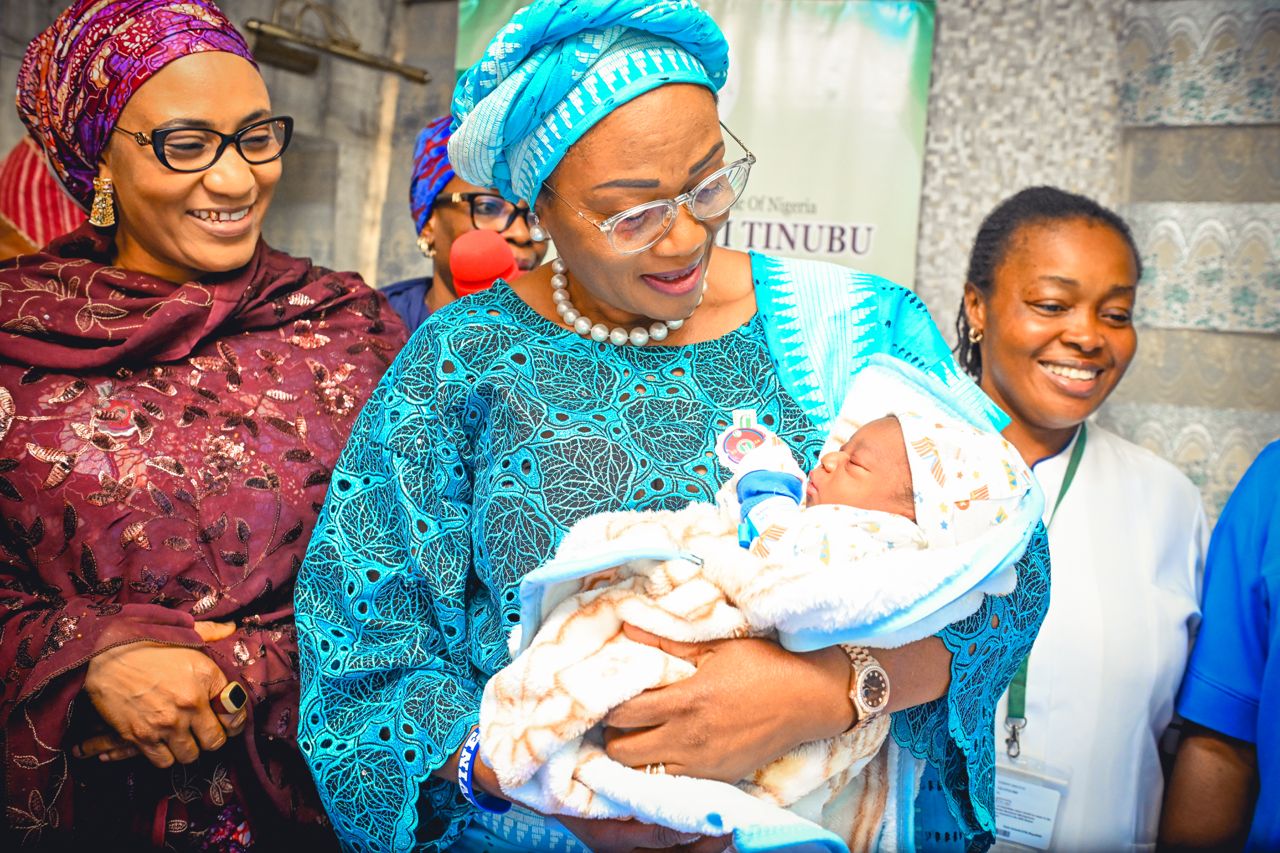 2024: First Lady Oluremi Tinubu celebrates first baby in FCT