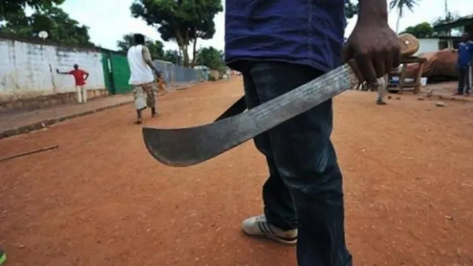 'Mad man' attacks church member with machete during deliverance