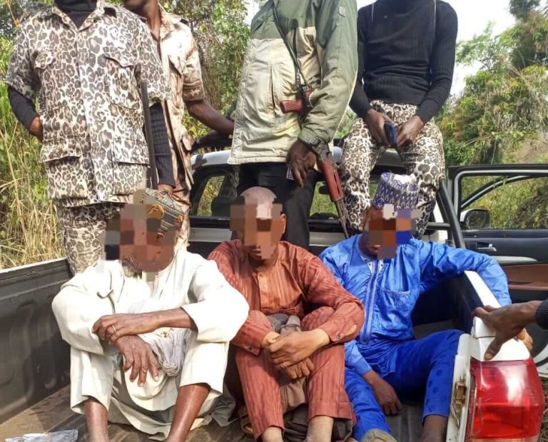 BREAKING: Five suspected kidnappers arrested in Ekiti State