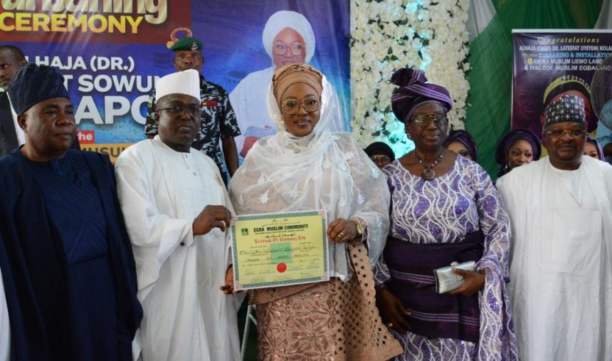 Kolapo’s appointment as Iyalode of Egba Muslims deserved -Abiodun