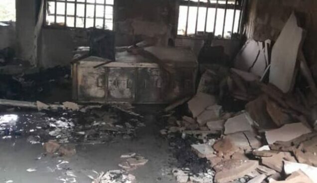 Fire razes Kwara High Court building