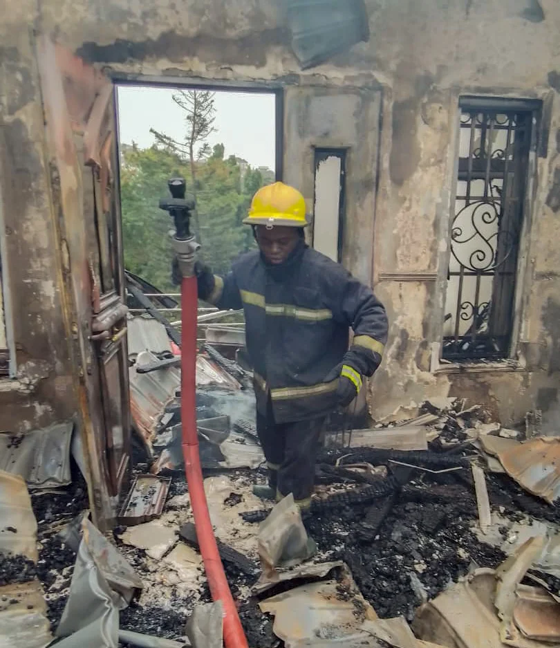 Fire razes Abuja residence of FCT Minister of State
