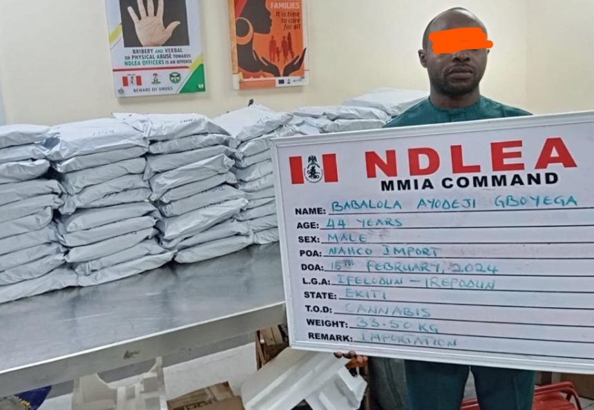 NDLEA intercepts consignment of Loud concealed in loudspeakers