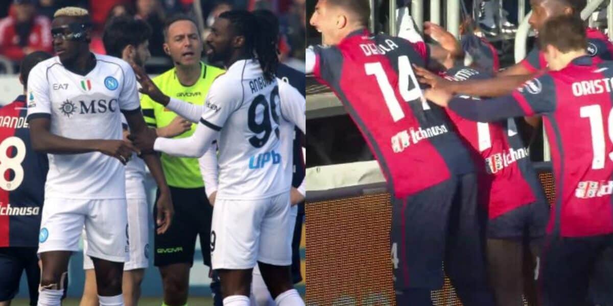 Napoli held as Cagliari’s Luvumbo scores late