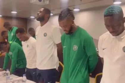 AFCON 2023: Super Eagles observe minute silence for lives lost