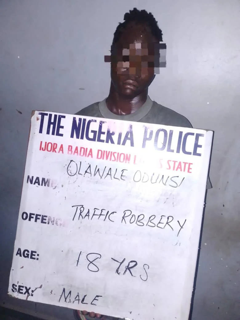 Police arrest most wanted suspected traffic robber in Lagos