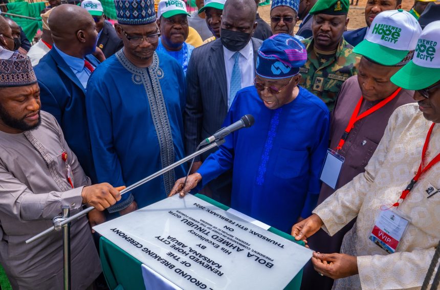 Tinubu launches construction of 3,112 housing units in Abuja