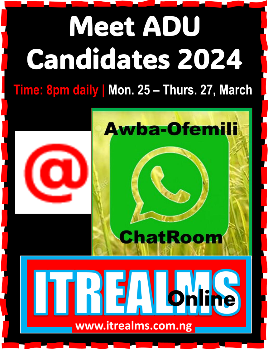 ITREALMS, Awba-Ofemili partner on Meet ADU Candidates ’24