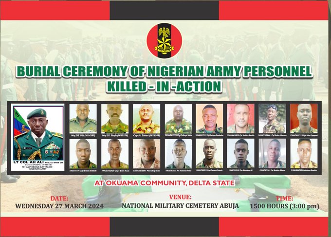 Okuama killings: Military board of inquiry begins sitting in Warri
