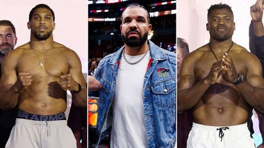 Rapper Drake loses $615,000 bet on Joshua vs Ngannou fight