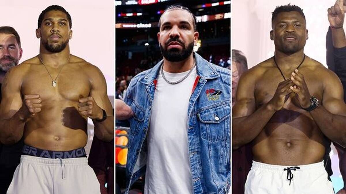 Rapper Drake loses $615,000 bet on Joshua vs Ngannou fight