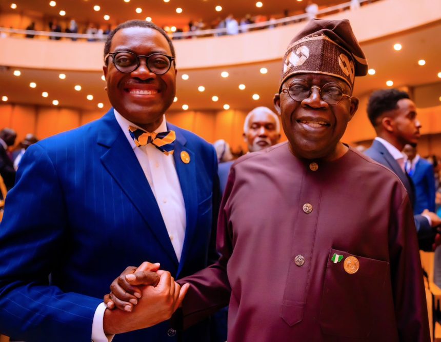 Tinubu congratulates Adesina on Obafemi Awolowo prize for leadership