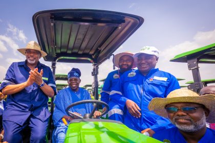 Tinubu inaugurates agric machinery, speaks on food sufficiency