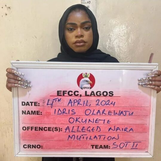 Naira abuse: Bobrisky appeals against sentence