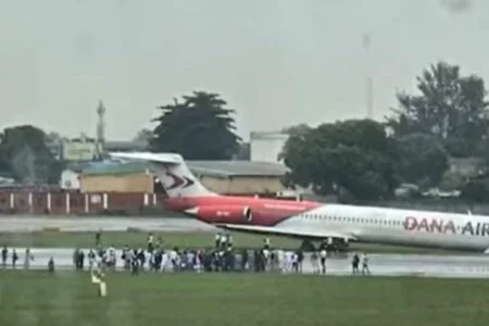 BREAKING: Dana aircraft veers off runway, management speaks
