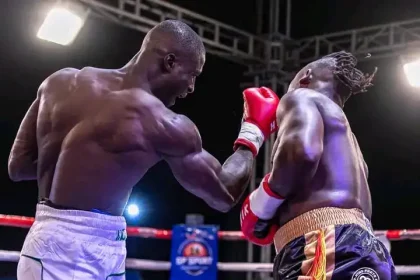 Boxing board receives UBO African Belt won by Idowu Rasheed