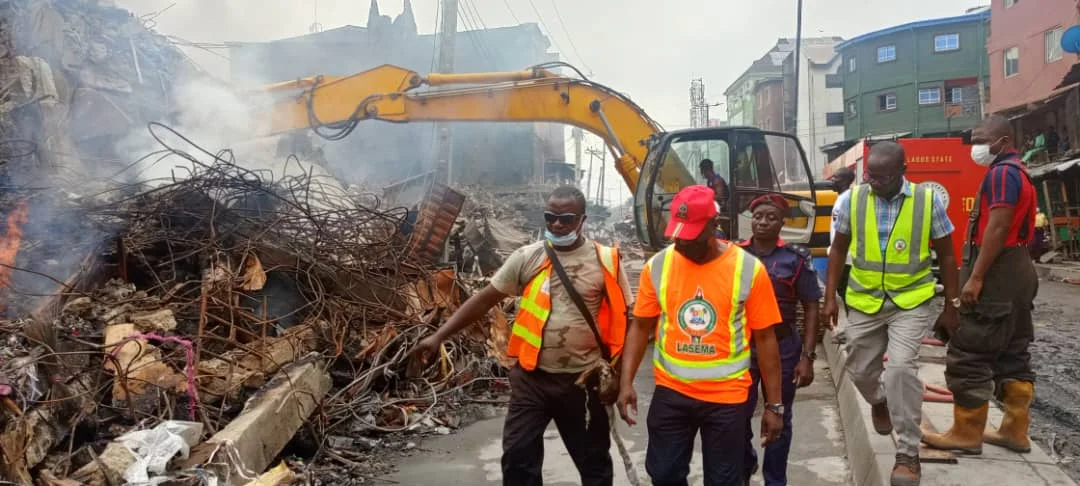 Market fire: Six buildings collapse, 16 others impacted -LASEMA