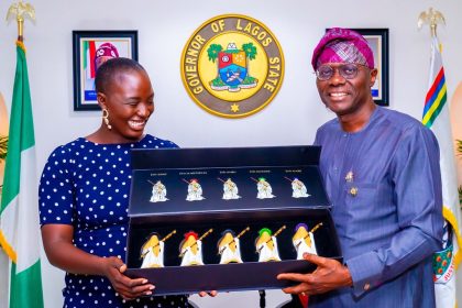 Sanwo-Olu receives Nubi, makes her Lagos tourism ambassador