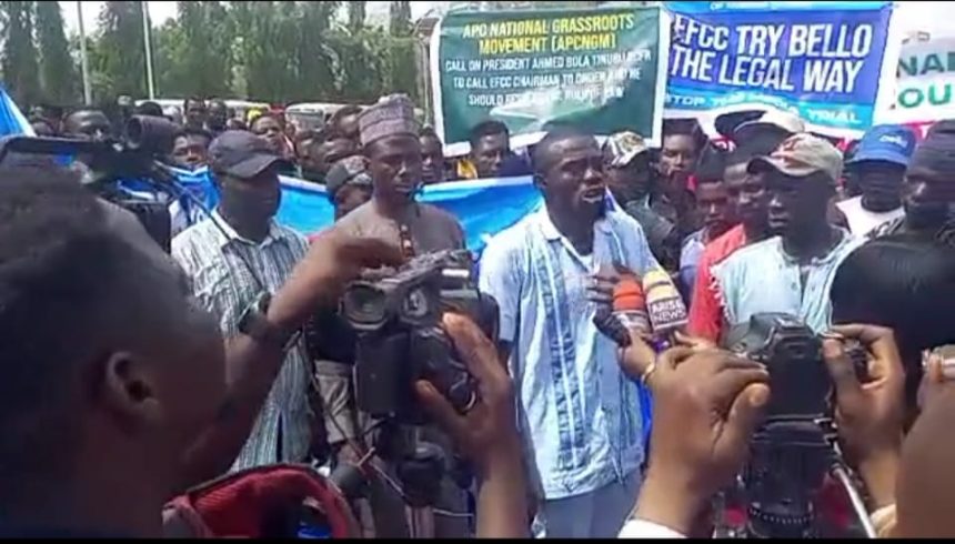 EFCC Vs Bello: Coalition of youth groups calls for due process, condemn media trial