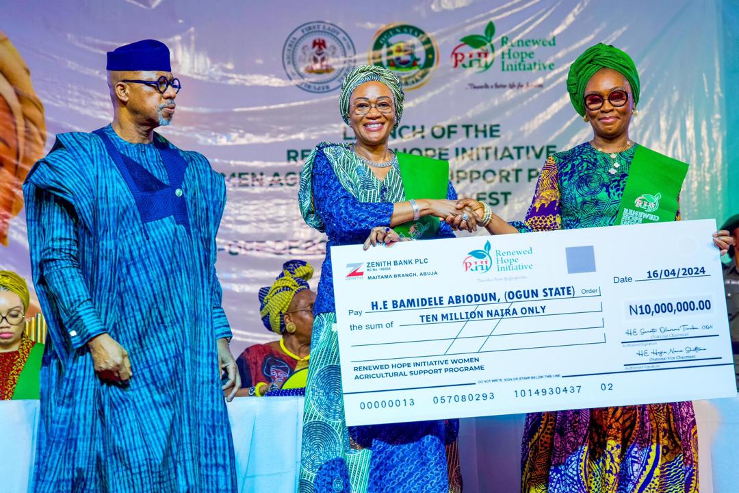 First Lady’s Renewed Hope Initiative supports women farmers