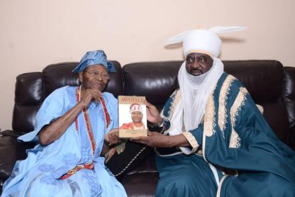 Emir of Kano in Ijebu Ode, felicitates with Awujale on 90th birthday