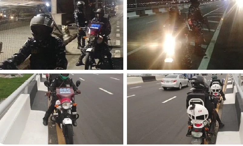 Police begin 24-hour bike patrol on Third Mainland Bridge