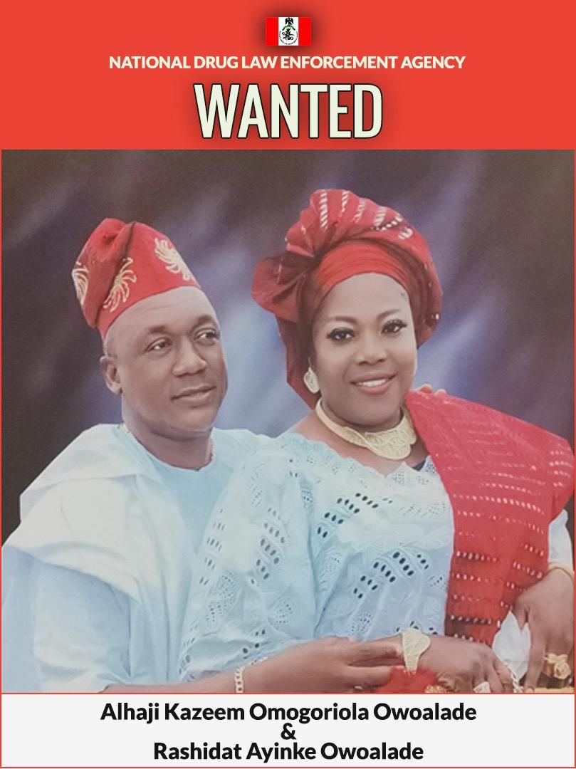 NDLEA declares couple wanted, arrests four cartel members