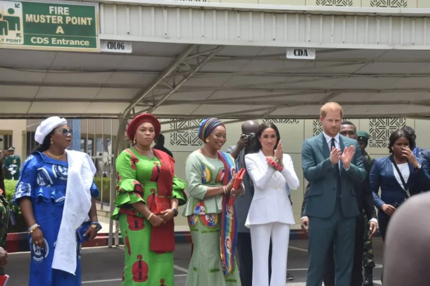 Nigeria’s defence chief receives Prince Harry, Meghan at DHQ